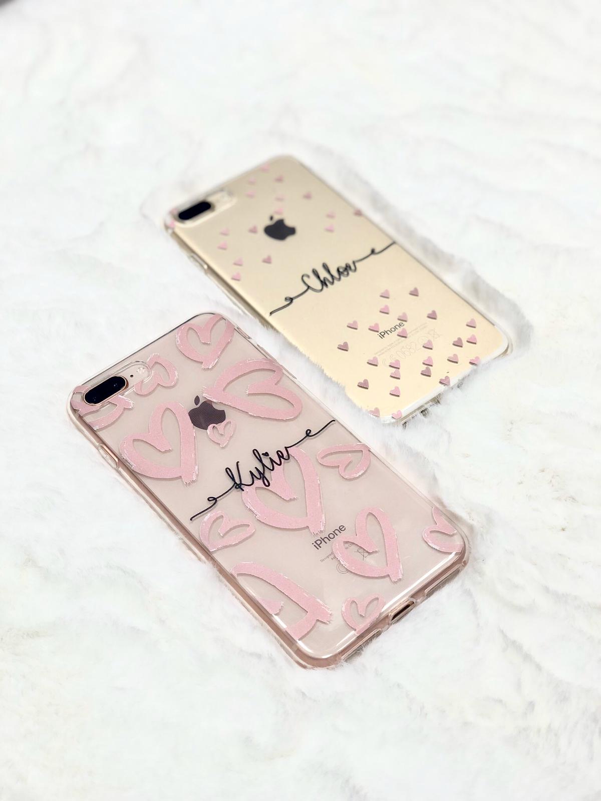 PERSONALISED NAME BIG HEART CASE - thefonecasecompany