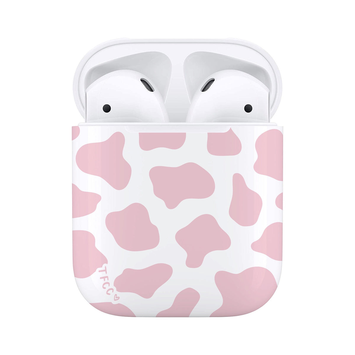Cow Print Pink AirPods Case - thefonecasecompany