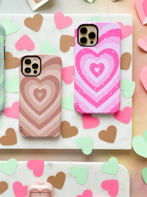 Pink Heart Case - thefonecasecompany