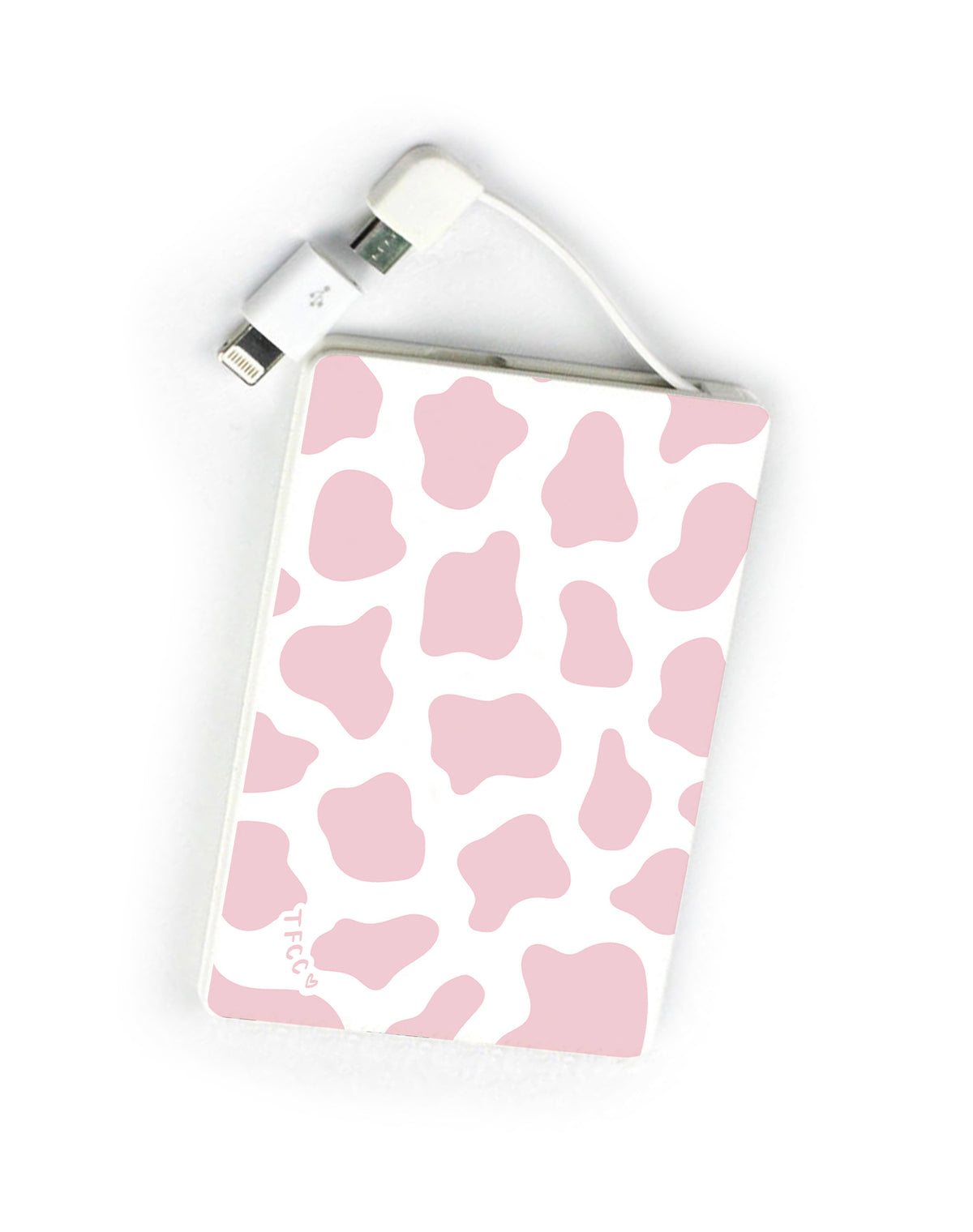 Cow Print Pink Power Bank - thefonecasecompany