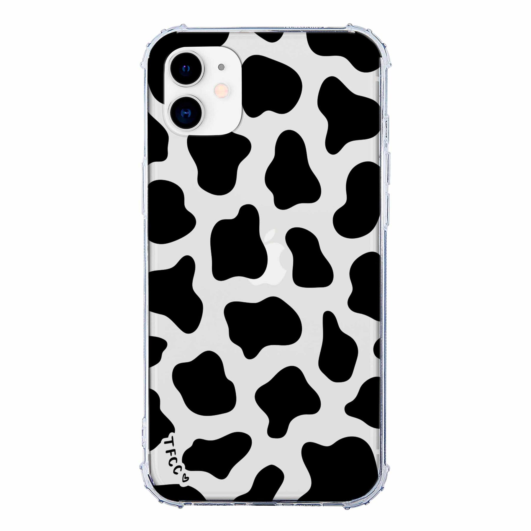 COW PRINT CLEAR CASE - thefonecasecompany