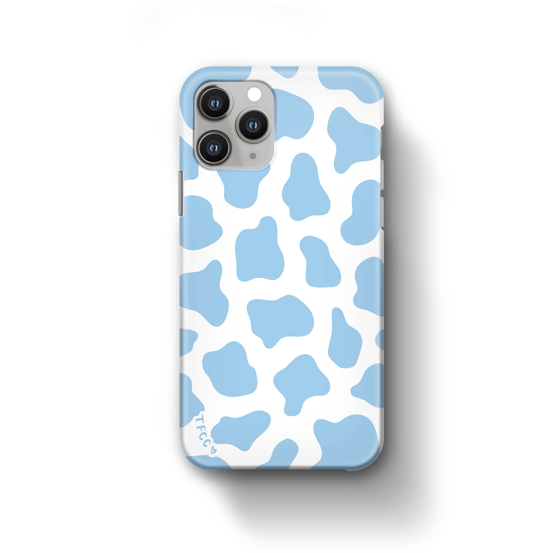 COW PRINT BLUE CASE - thefonecasecompany