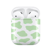 Cow Print Green AirPods Case - thefonecasecompany
