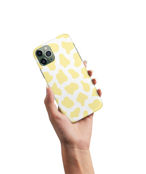 COW PRINT YELLOW CASE - thefonecasecompany