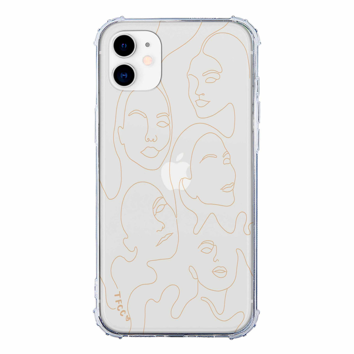 ABSTRACT FACE CLEAR CASE - thefonecasecompany