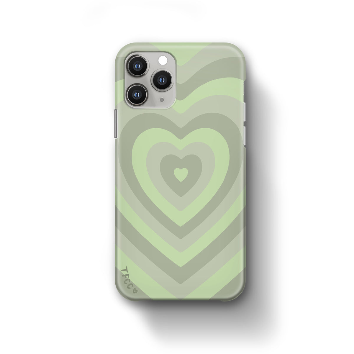 Green Heart Case - thefonecasecompany