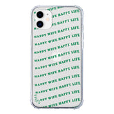 HAPPY WIFE HAPPY LIFE CLEAR CASE - thefonecasecompany