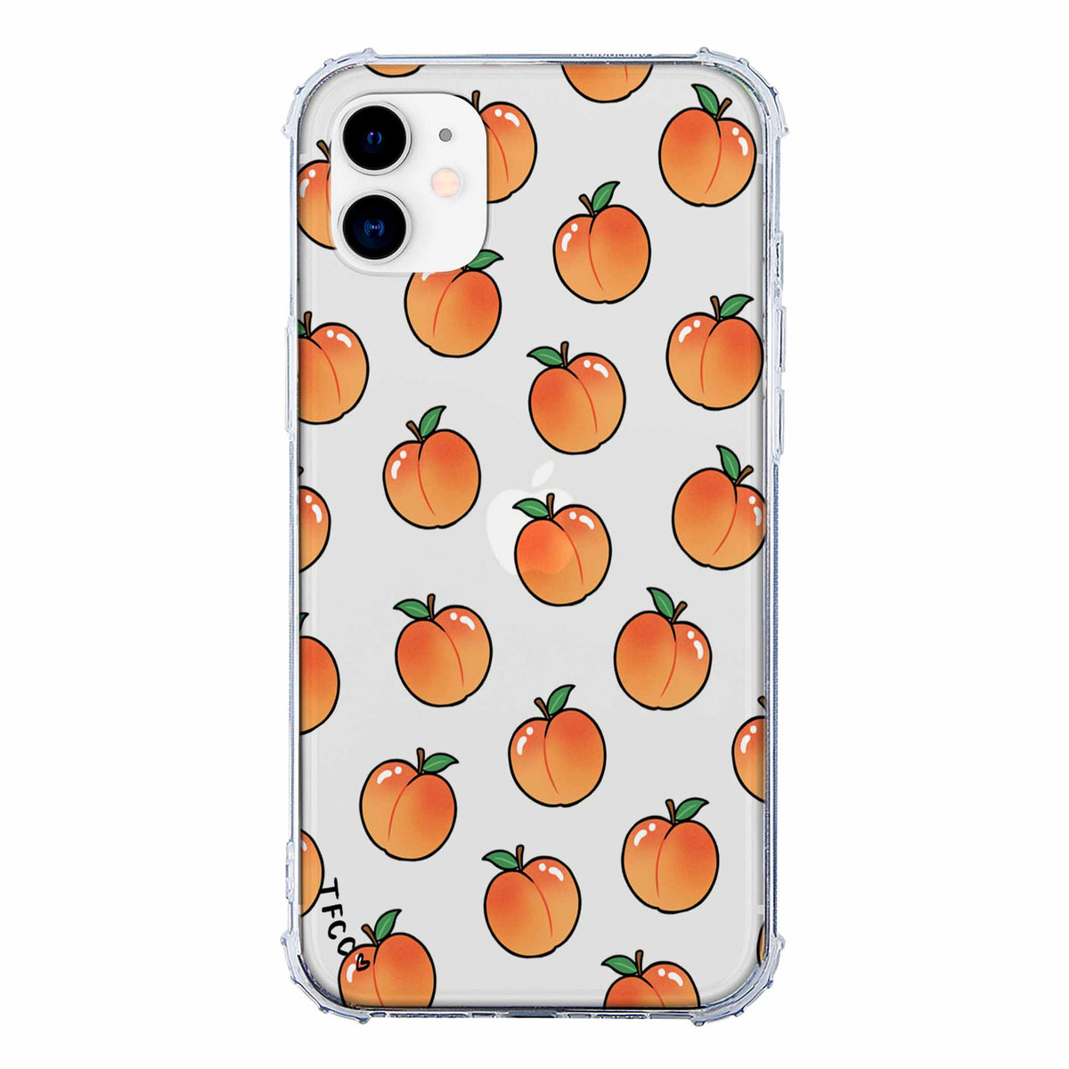PEACH CLEAR CASE - thefonecasecompany
